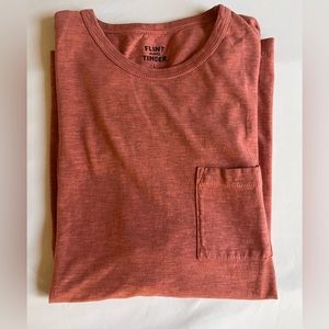 Flint & Tinder Men’s Tshirt. Orange. Size L